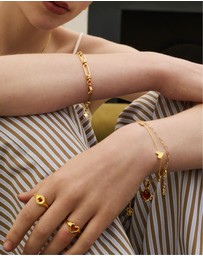 Ottoman Hands - Outline Heart Stacking Ring