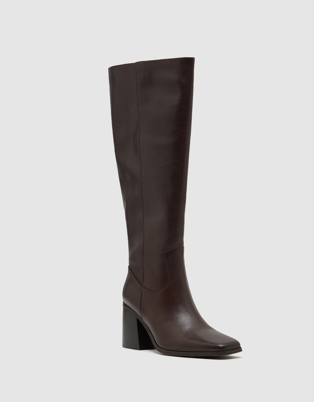 Oxford - Jeanie Leather Knee Boot