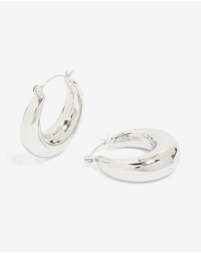 Lovisa - Waterproof Stainless Steel Small Chunky Huggie Earrings