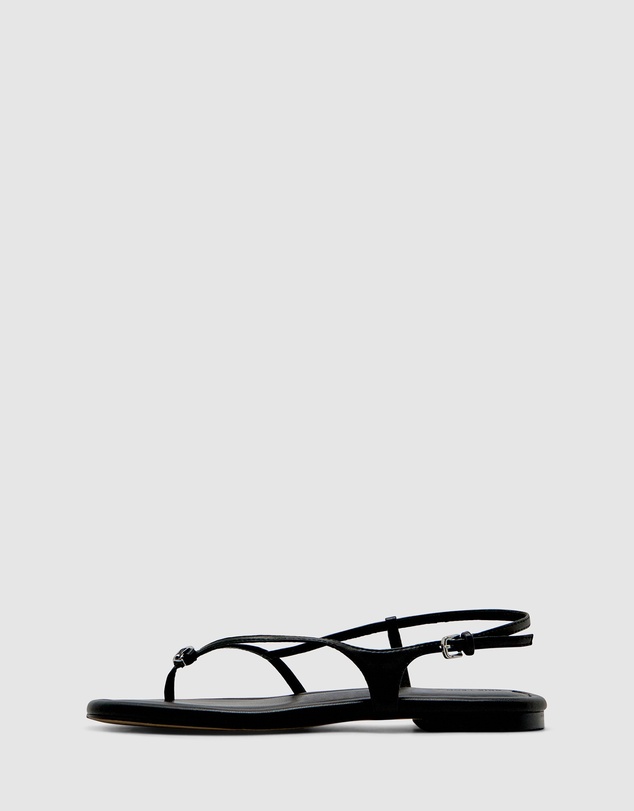 Brie Leon - Halle Flat Sandal - Leather