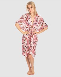 Sant And Abel - Women's Martinique® Pink Banana Leaf Cover Up