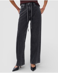 rag & bone - Feather Weight Phoebe Drawstring Wide