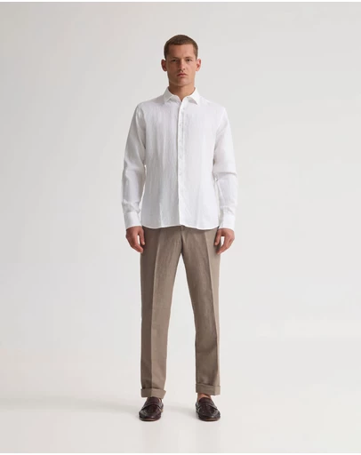 Oxford - Cooper Ls Organic Linen Shirt