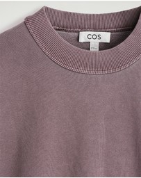 COS - Relaxed Washed-Cotton Sweatshirt