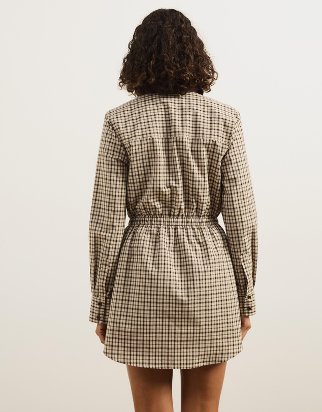 Atmos&Here - Talia Check Shirt Dress