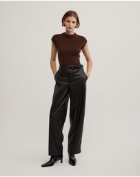 Witchery - High Neck Knit T-shirt