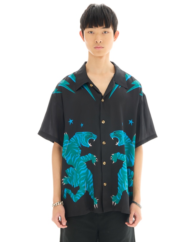 THE TALES - Osaka Tiger Silk Shirt
