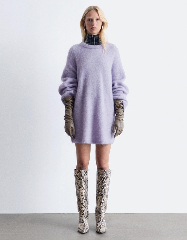 & Other Stories - Kitten Heel Leather Knee Boots