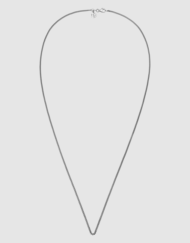 Haze & Glory - ICONIC EXCLUSIVE - Dark Silver Chain Necklace in Oxidised 925 Silver