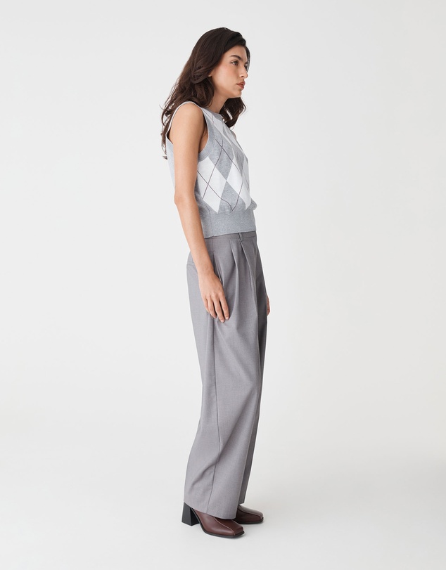 Forcast - Jacinta Argyle Knit Vest
