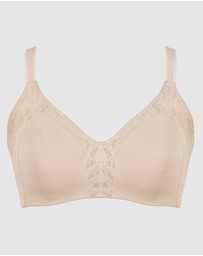Naturana - Side Smoothing Minimiser Bra With Lace