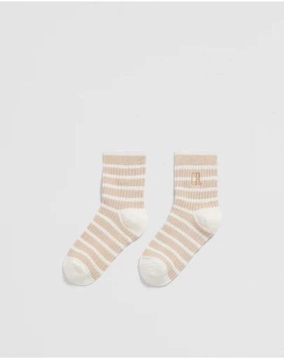 Country Road - Rib Quarter Crew Sock