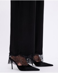 Minima Esenciales - Maely Lace Trim Pants
