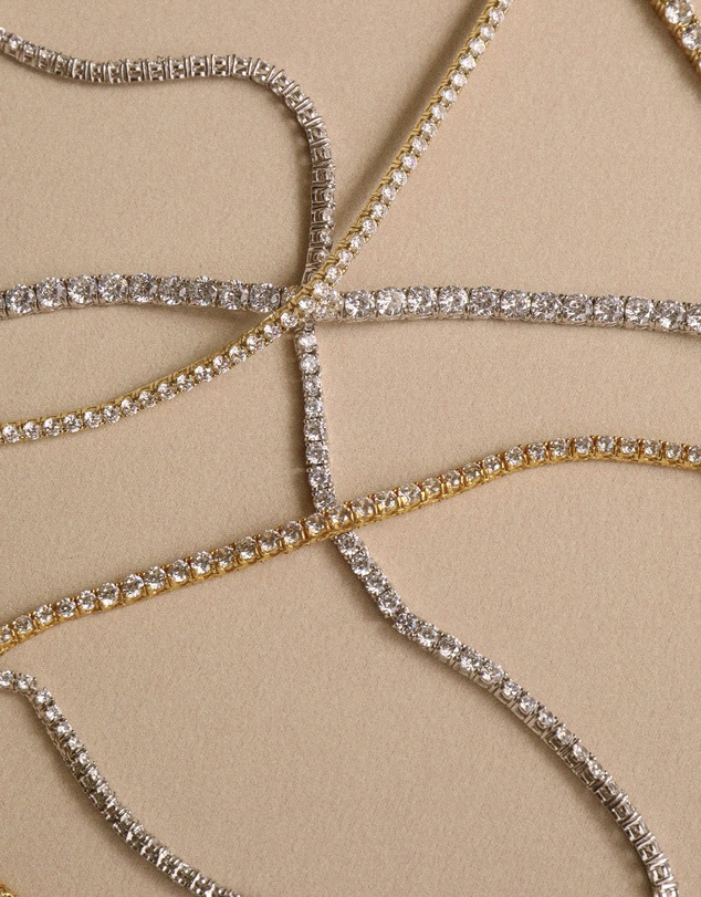 Bianc - Small Tennis Necklace