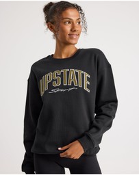 Upstate - Upstate Crew - Black College Script