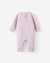 Cotton On Kids - Baby Organic Knit Long Sleeve Romper
