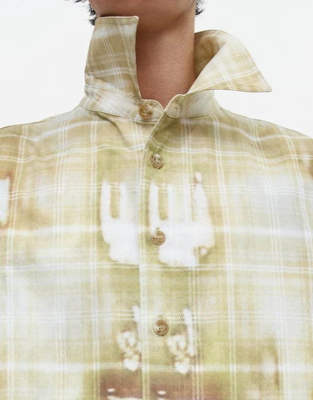 Andersson Bell - Trompe L'oeil Printed Check Shirt