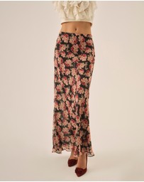 For Love & Lemons - Belmond Floral Maxi Skirt