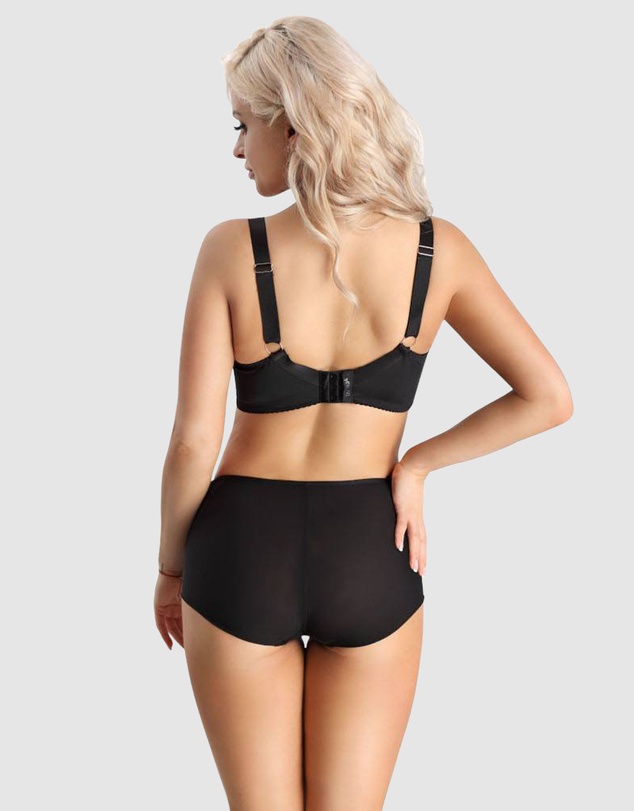 Nessa - Linda Wired Unlined Large Cup Bra with Mesh