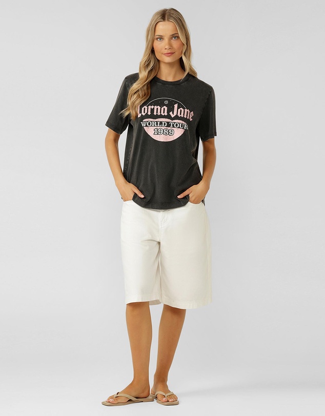 Lorna Jane - On Tour Washed Relaxed T-Shirt