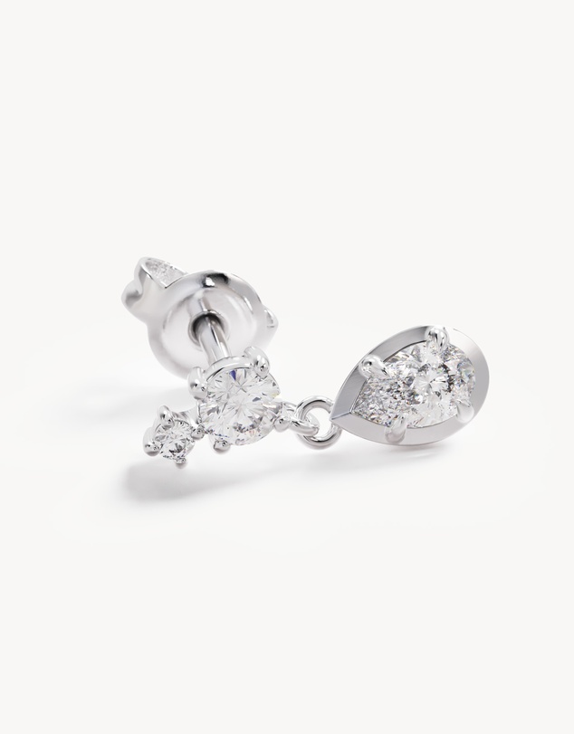 By Charlotte - Quiet Radiance Drop Stud Earrings