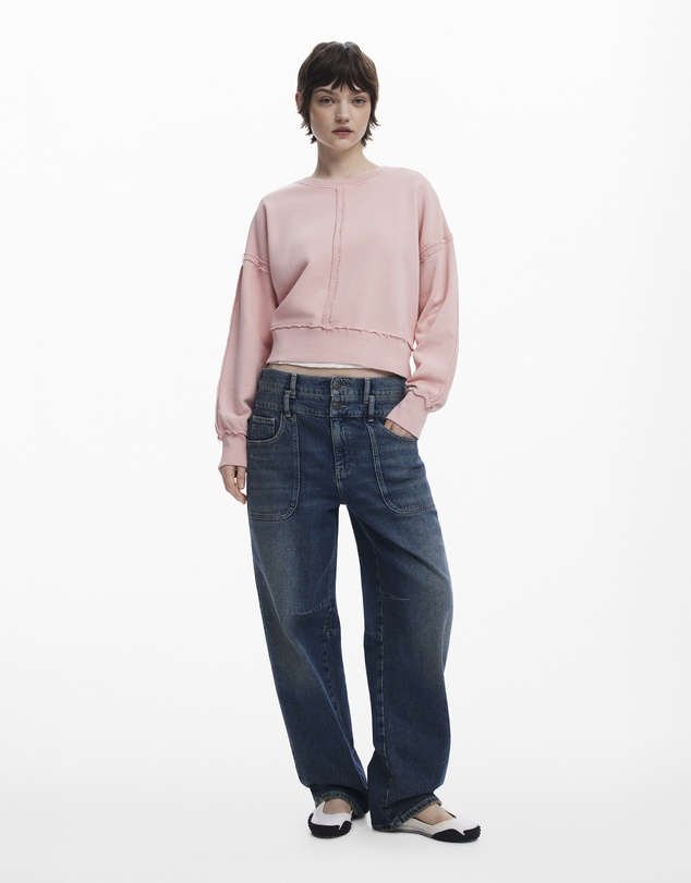 Desigual - Topstitched sweatshirt