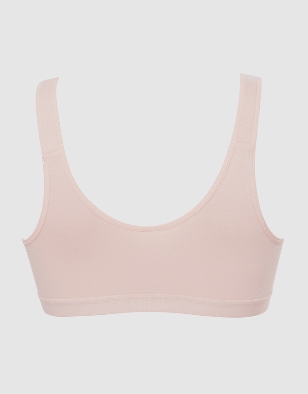 Royce Lingerie - Comfi Cotton Wirefree Press Stud Front Open Bra