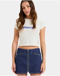 Roxy - Womens Chloe Kim Baby T-Shirt