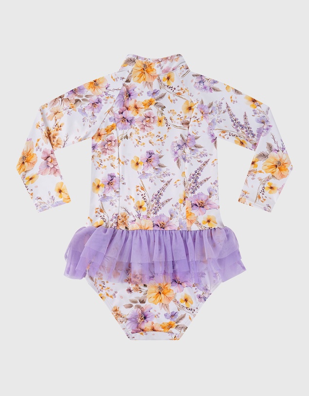 Aqua Blu Kids - Fleur Long Sleeve One Piece - Babies