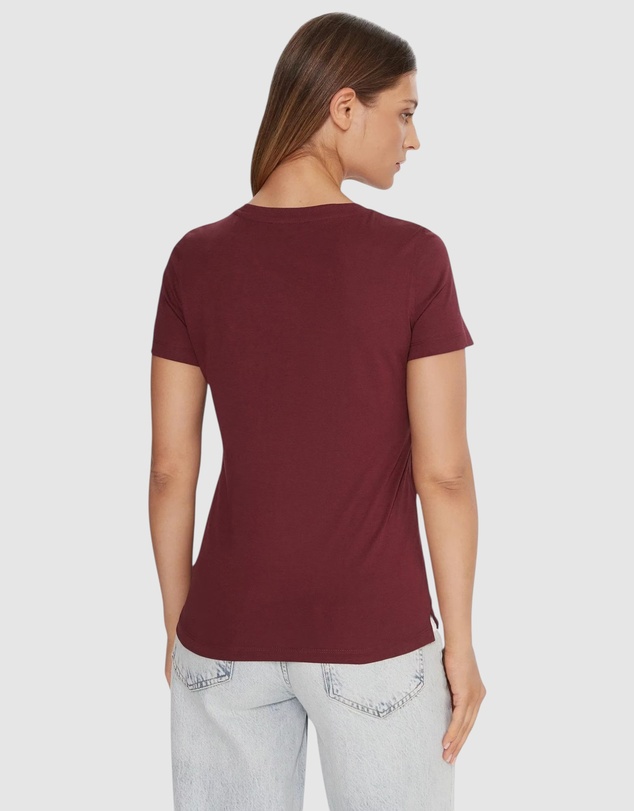 GUESS - Love Triangle Pearls Short Sleeve T-Shirt