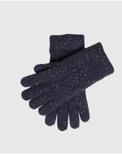 DENTS - Touchscreen Cable Knit Gloves