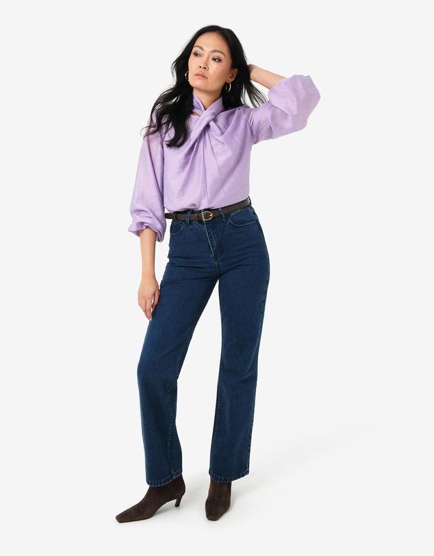 Forcast - Bellini Twist Neck Blouse