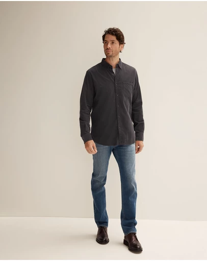 Trenery - Regular Light Wash Jean in Faded Blue