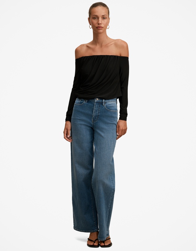Forever New - Dallas Draped Long Sleeves Top