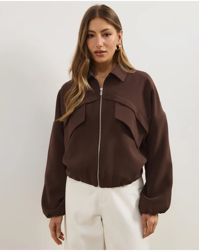 Atmos&Here - Gabriella Tailored Bomber Jacket