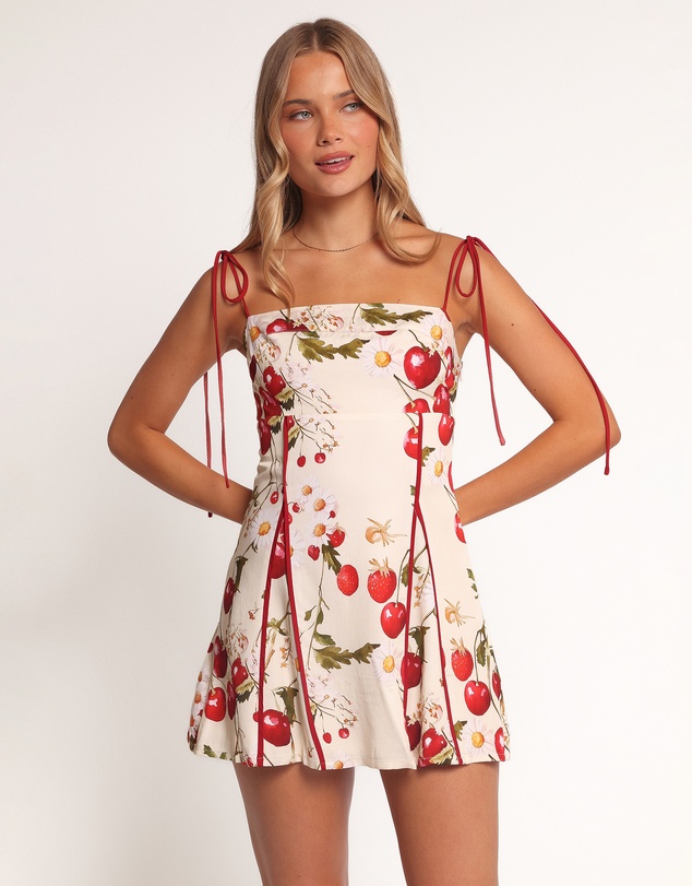 Petal & Pup - Josiana Mini Dress - Cherry Print