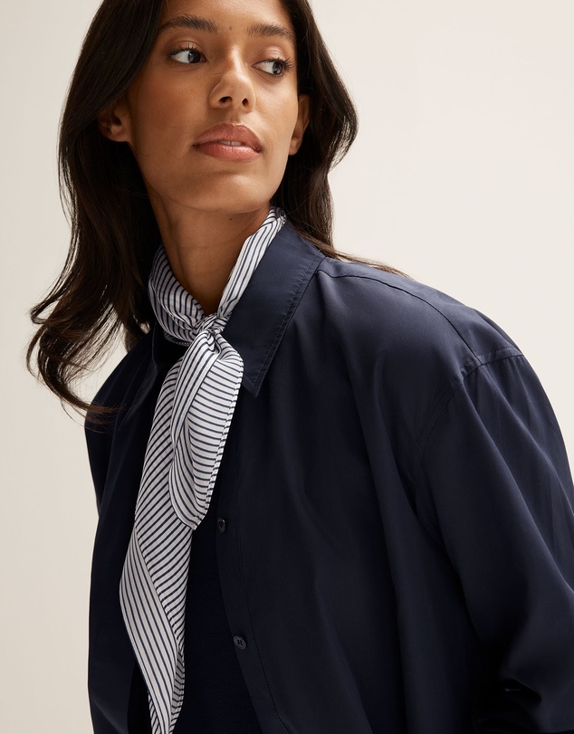 Trenery - Silk Fine Stripe Neckerchief