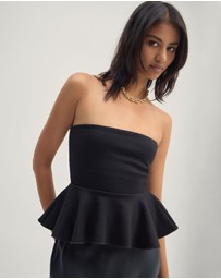 Oxford - Lucinda Strapless Top