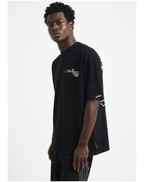 Black Noise White Rain - Galaxy T-Shirt