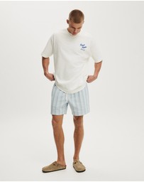 Cotton On - Box Fit Text T-Shirt