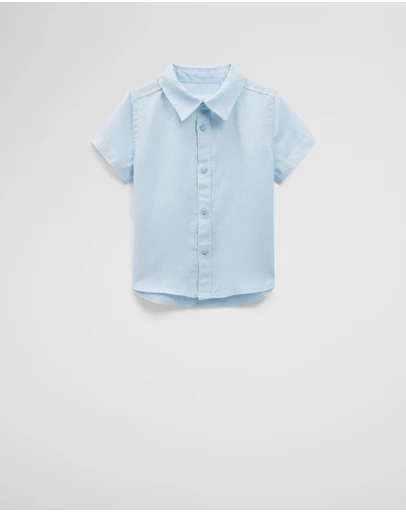 Country Road - Organically Grown Short Sleeve Linen Shirt