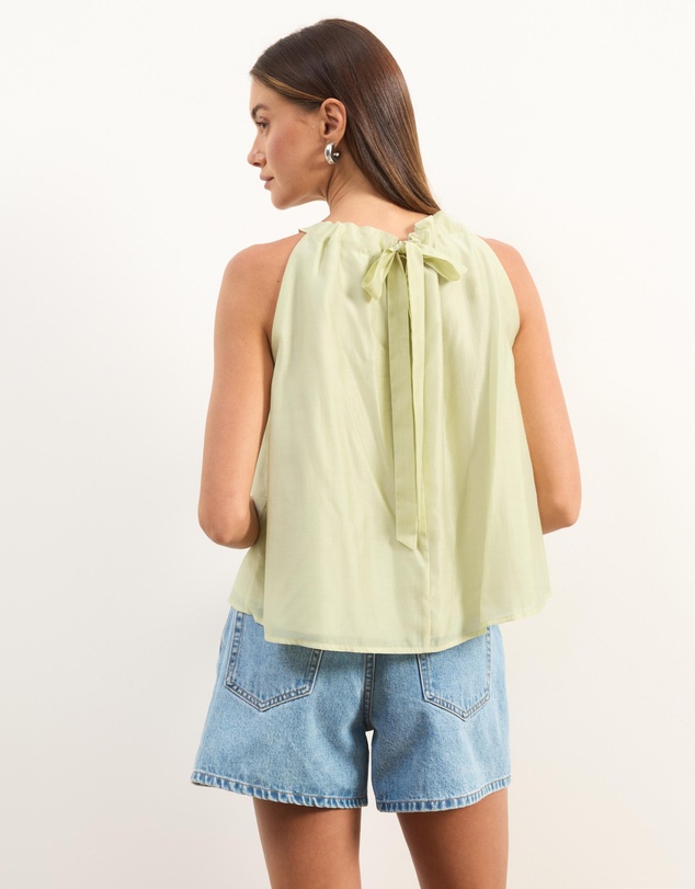 Atmos&Here - Paloma Voile Halter Neck Top