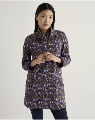 Seasalt - Seasalt Cornwall Purple Formative Brushed Back Jersey Tunic