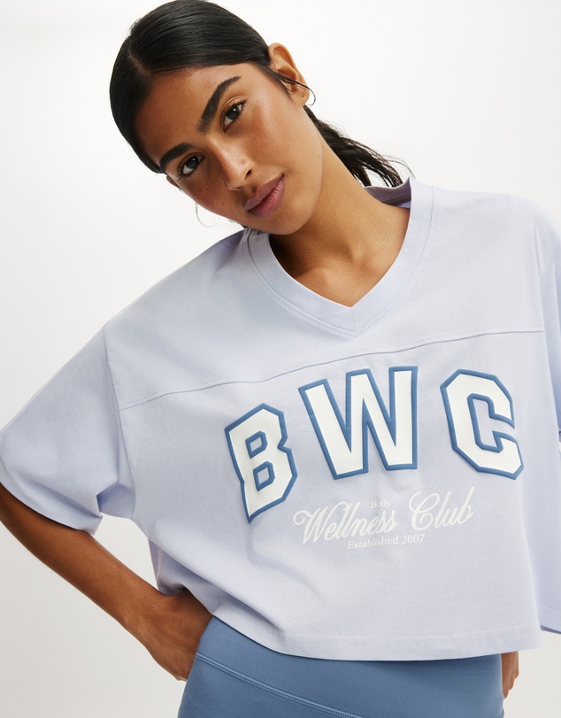 Cotton On Body Active - Cropped Graphic Sporty Tee