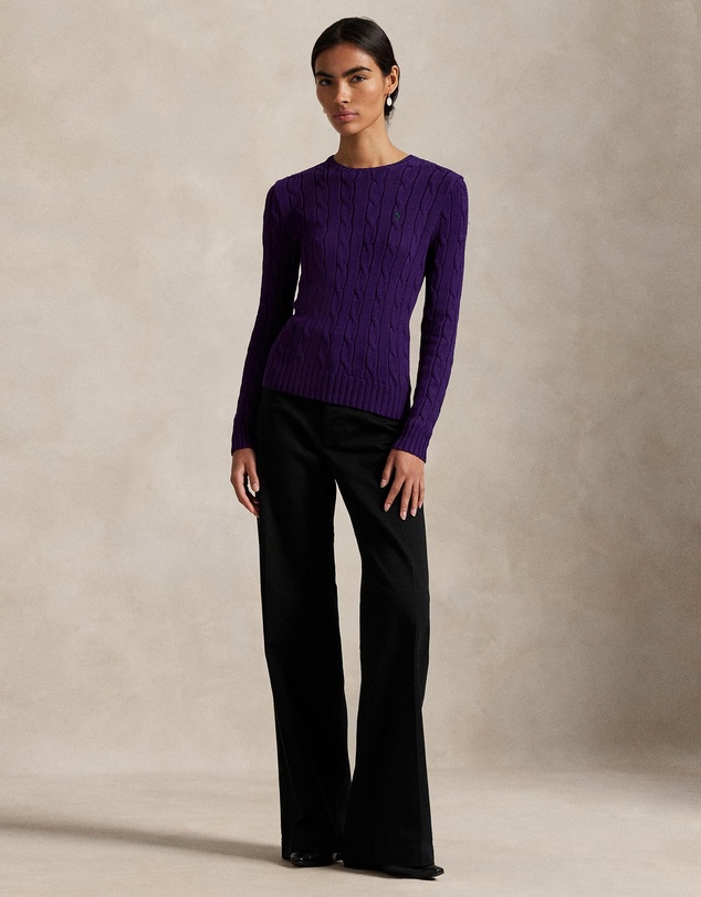 Polo Ralph Lauren - Cable-Knit Cotton Crewneck Sweater - ICONIC EXCLUSIVE