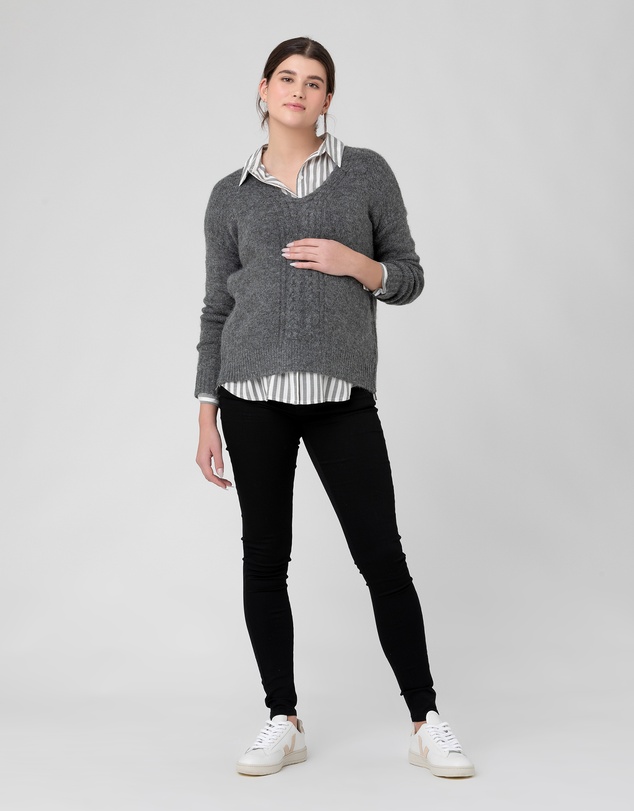 Ripe Maternity - Lou Stripe Shirt
