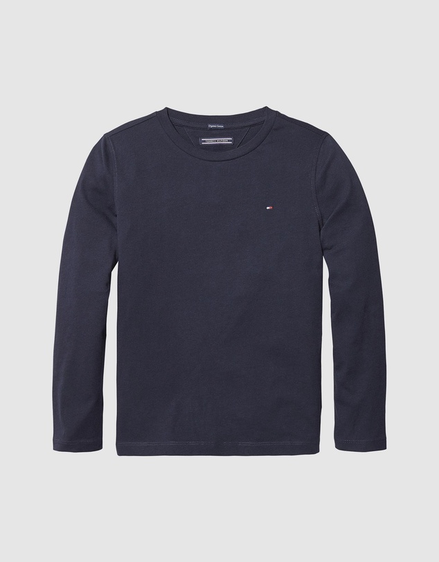 Tommy Hilfiger - Basic Crewneck Knit Long Sleeve Tee - Teens