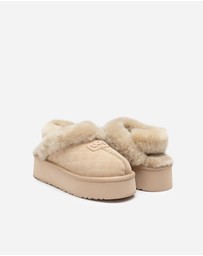 Ozwear Connection Uggs - Ugg Coquette Matelassé Logo Platform Slipper (Detachable Feature)