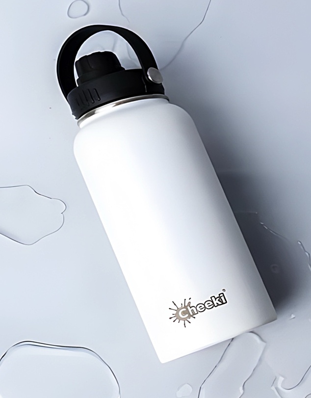 Tolu Australia - 1L Insulated White Water Bottle for Adventurers