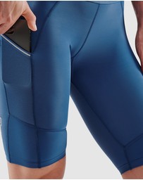 SKINS - SKINS Compression Women's Series-3 Active Half Tight Marine Blue